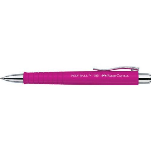 Lot de 6 Stylo à bille rétractable POLY BALL XB, rose - Image principale