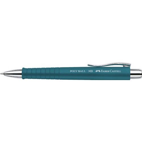 Lot de 6 Stylo à bille rétractable POLY BALL XB,pétrole - Image principale