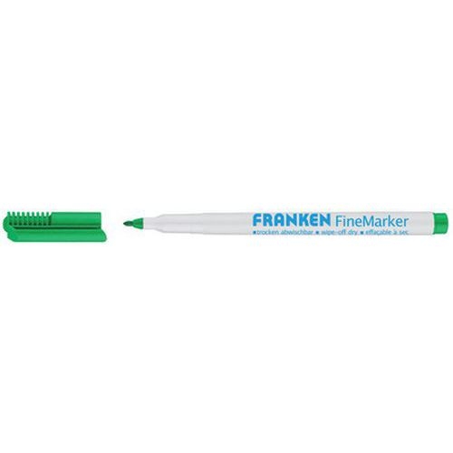 Lot de 12 Marqueur FineMarker, largeur de tracé: 1-2 mm, vert - Image principale