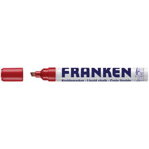 Lot de 6 Craie liquide, largeur de tracé: 2-5 mm, rouge - Image principale