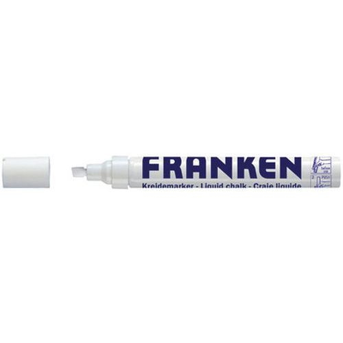 Lot de 6 Craie liquide, largeur de tracé: 2-5 mm, blanc - Image principale