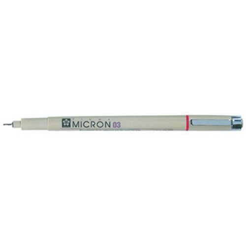 Lot de 6 Feutre PIGMA MICRON 03, rouge - Image principale