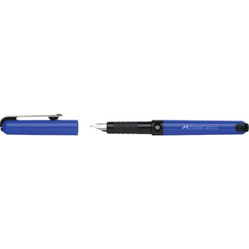 Lot de 6 Stylo plume pour écoliers, bleu - Image principale
