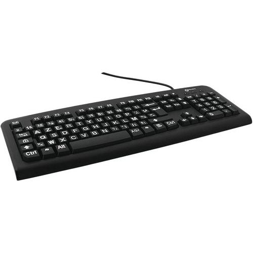 Clavier confort visuel écriture blanche touches noires - Geemarc - Image 4