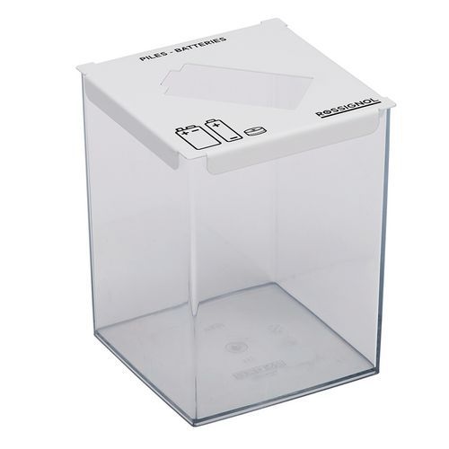 Collecteur de piles à poser Pileo 2L Blanc 9016 - Image principale