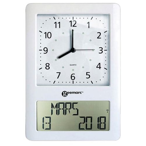Horloge analogique et numerique grand affichage - Image principale