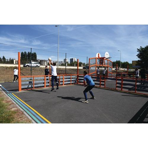 Espace multisports Pitch'One R9XL à 9 aires - 32 x 29,80 m - peint - Image 2