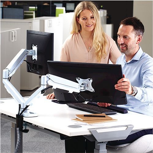 Bras porte-écran double Eppa - Fellowes - Image 2