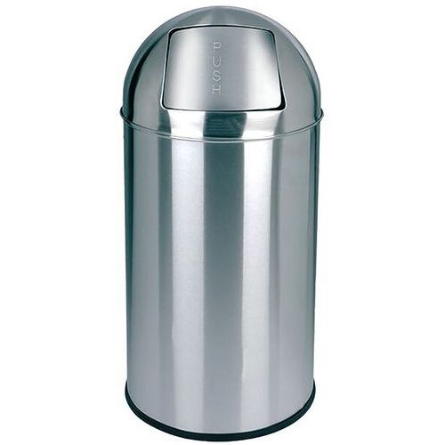Poubelle à clapet poussoir - 40 L - Manutan Expert - Image principale