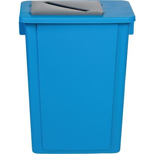 Poubelle de tri bleue - Papier - 60 L - Image 2