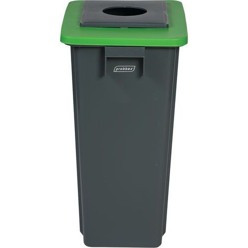 Poubelle de tri verte et grise - Verre - 60 L - Image 2
