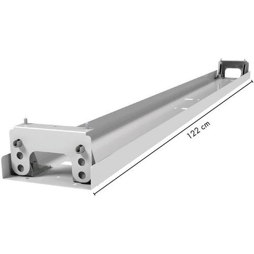 Goulotte inclinable 140 cm Blanc - Image 6