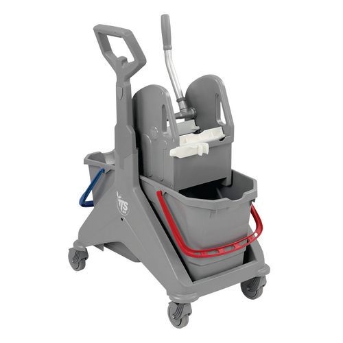 Chariot de lavage Nickita 2x15L et cassette de rangement - TTS - Image principale