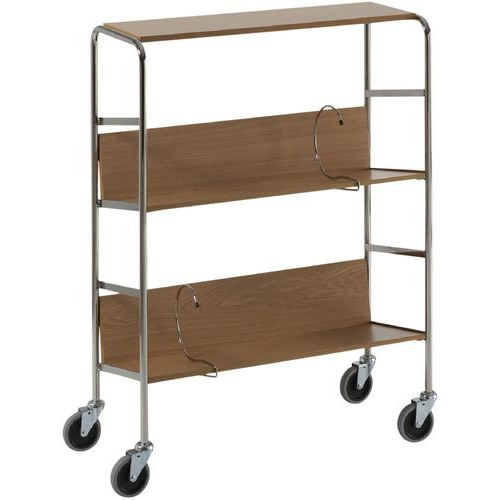 Chariot à classeur avec tablette supérieure - chene - Capaci - Image principale
