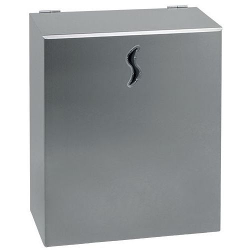 Poubelle murale inox brossé - Capacité 10L - Image principale