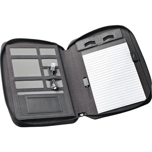 Conférencier Smart Organizer A5 avec powerbank - anthracite - Image principale