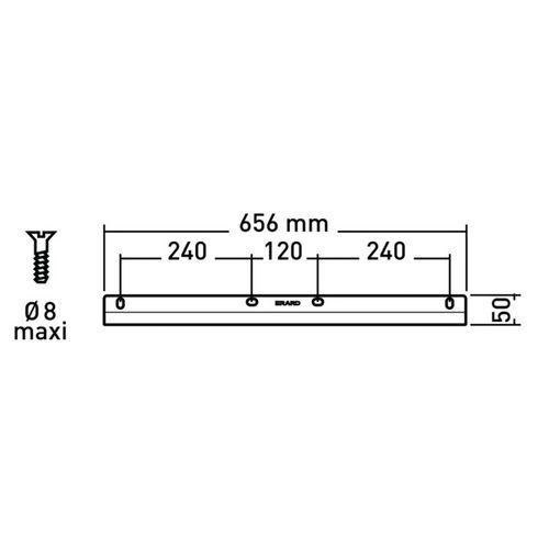 Support mural universel inclinable Applik 45201 - Erard Pro - Image 4