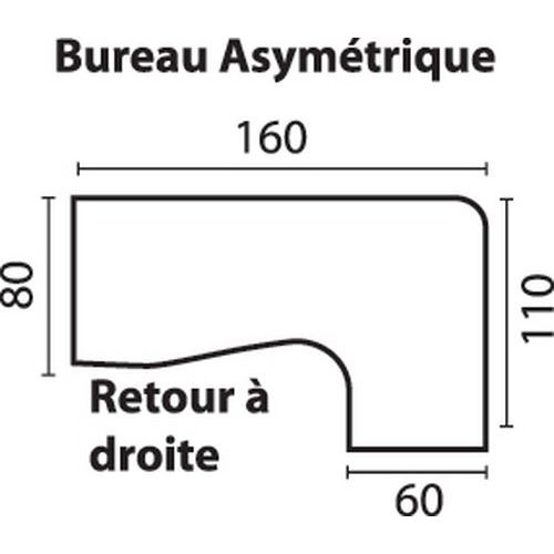 Bureau asymétrique Alpha - Image 2