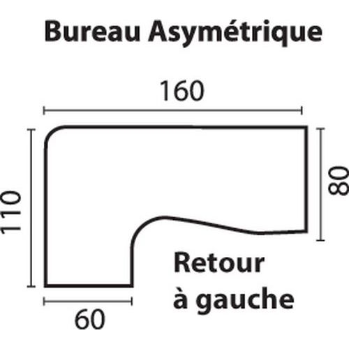 Bureau asymétrique Alpha - Image 3