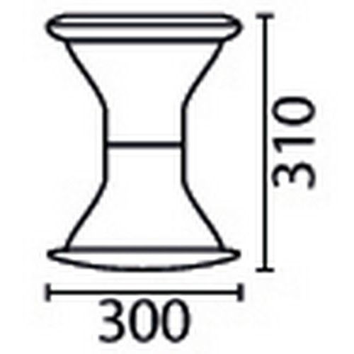 Tabouret Mogoo T2 à T7 assise noire et moutarde - Image 10