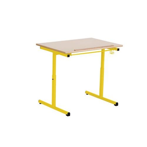 Table réglable Atlas pour handicapé plateau inclinable - Manutan Expert - Image 2