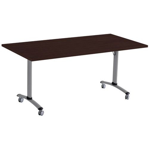 Table rectangulaire plateau mélaminé pivotant Axe - Manutan Expert - Image 5