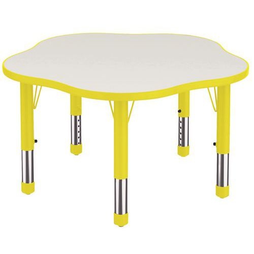 Table Clémence plateau fleur - Manutan Expert - Image 4