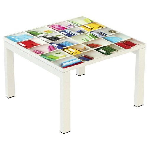 Table basse Easy Office carrée - Meet By Paperflow - Image 9