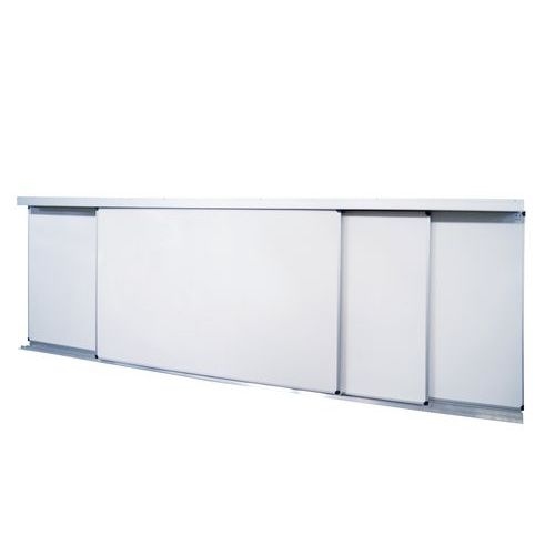 Tableau fixe combiné tableau coulissant cadre aluminium anodisé Ulmann - Image principale