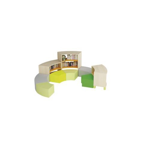 Pouf incurvé Confetti Flexikid - Image 2