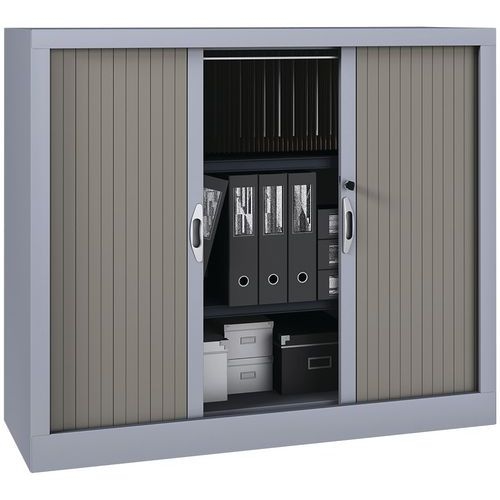 Armoire métal Classique hauteur 102 cm rideaux PVC classé au feu M1 Acial - Image 2