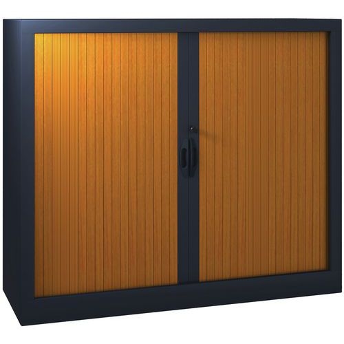 Armoire métal Classique hauteur 102 cm rideaux PVC classé au feu M1 Acial - Image 8