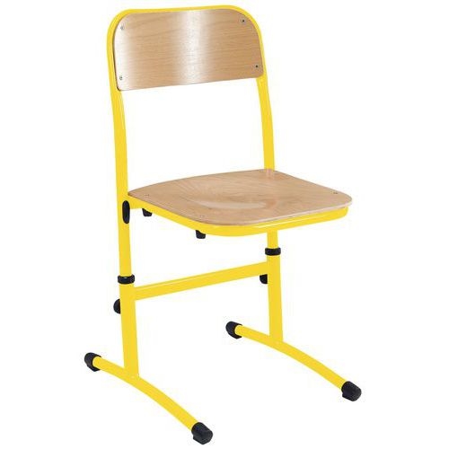 Lot de 2 chaises Nila II hauteur réglable piètement gris - Image 2