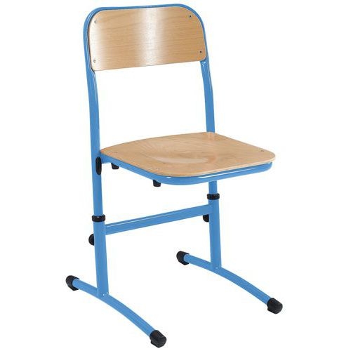 Lot de 2 chaises Nila II hauteur réglable piètement gris - Image 5