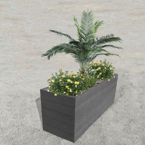 Jardinière Espace en I plastique recyclé Espace Urbain - Image 3