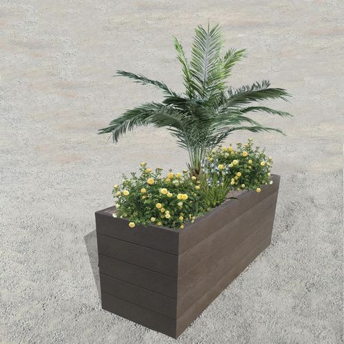 Jardinière Espace en I plastique recyclé Espace Urbain - Image 4