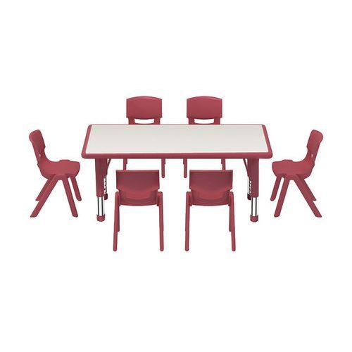 Table Clémence plateau rectangulaire - Manutan Expert - Image 2