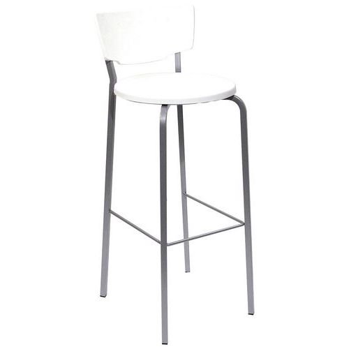 Tabouret haut Inès assise hauteur 80,4 cm - Rodet - Image 2