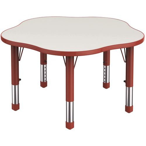 Table Clémence plateau fleur - Manutan Expert - Image 3