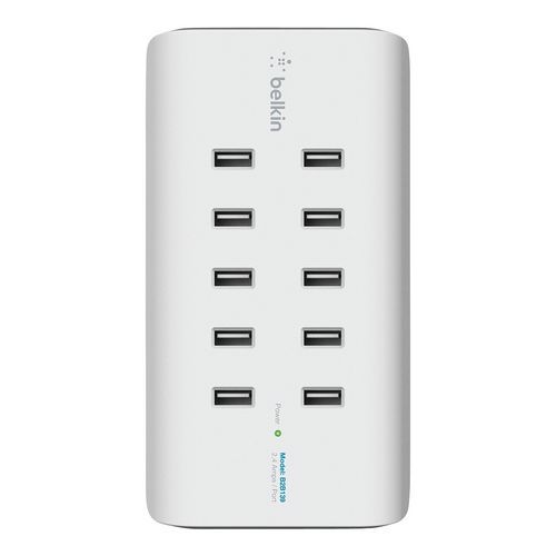 Chargeur USB 10 ports (2,4 A, EU) - Image principale