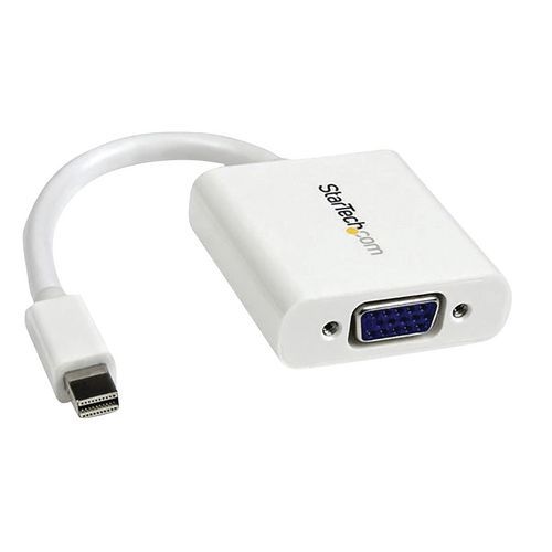 Adaptateur / Convertisseur vidéo Mini DisplayPort - VGA - M/F - Blanc - Image principale
