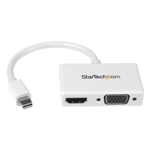 Adaptateur audio/vidéo de voyage-Convertisseur 2-en-1 Mini DisplayPort - Image principale