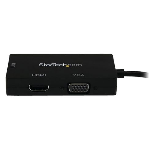 Adaptateur de voyage Mini DisplayPort vers VGA/DVI/HDMI - Noir - Image 3