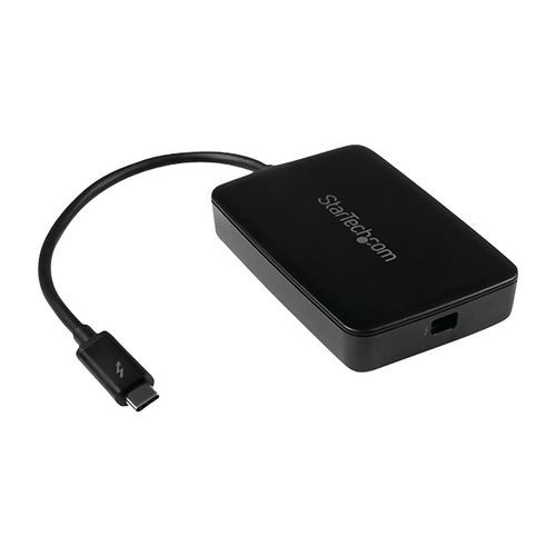 Adaptateur Thunderbolt 3 vers Thunderbolt - Windows et Mac -M/F- Noir - Image principale