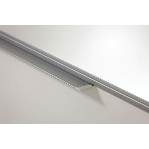 Tableau simple émaillé vert, cadre aluminium anodisé - 0,60 x 0,90 m - Image 3