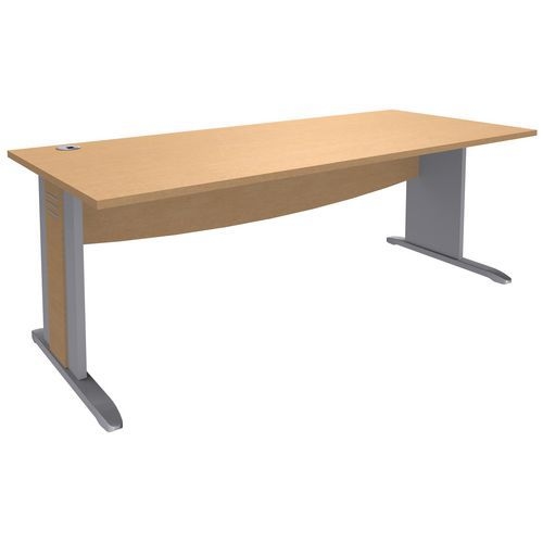 Bureaux droit pieds L bois Quatuor - Manutan Expert - Image 5