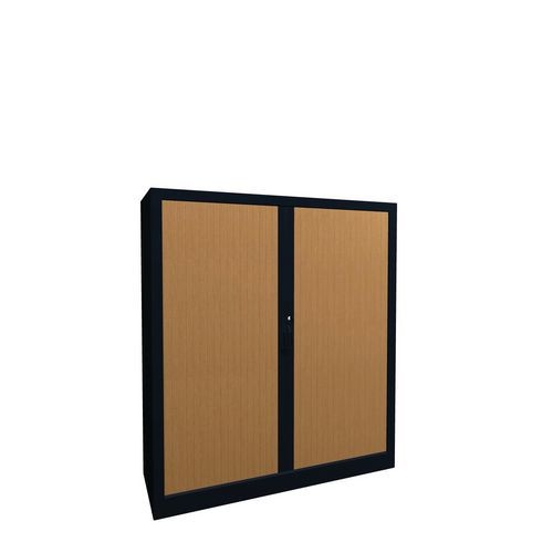 Armoire métal Classique hauteur 135 cm rideaux PVC classé au feu M1 Acial - Image principale