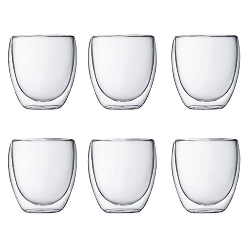 Lot de 6 verres double paroi 25 cl - Pavina - BODUM - Image principale