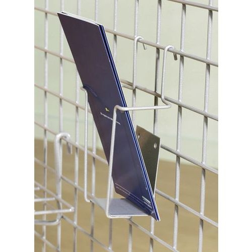 Porte-brochure pour grille d'exposition Praxi - Image 2