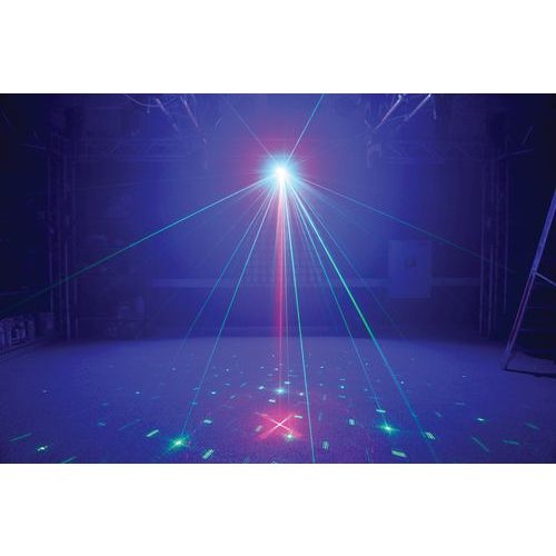 Double Laser Surtur II RG Gobo DMX IRC LED bleue 3 W - Image 2